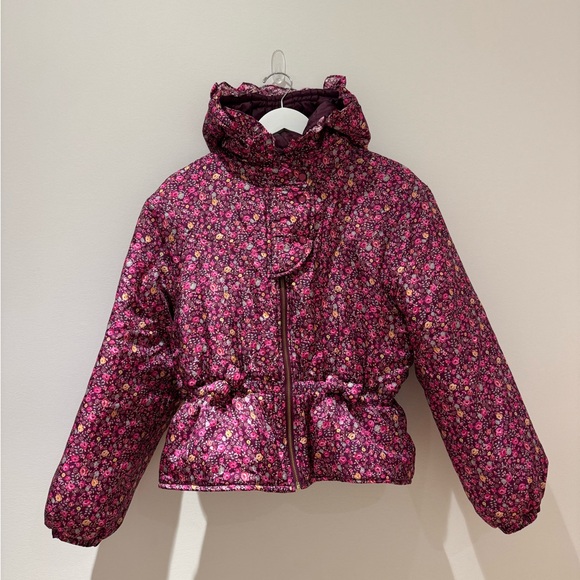 LoveShackFancy Modena Floral Hooded Jacket - Picture 4 of 5